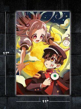 Toilet-Bound Hanako-Kun anime show poster - 11x17 wall art print merch manga